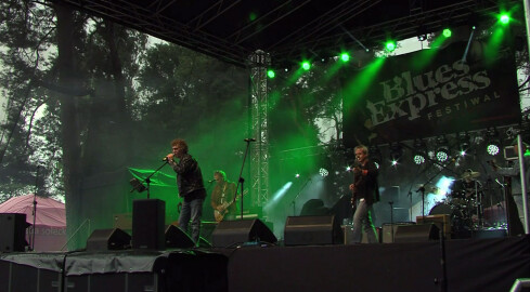 Festiwal bluesa, otwarcie amfiteatru, pokazy lotnicze - imprezy weeken - grafika