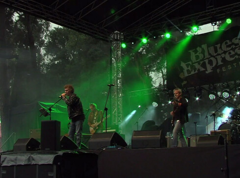 Festiwal bluesa, otwarcie amfiteatru, pokazy lotnicze - imprezy weeken - grafika