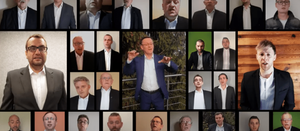 Polski Chór Męski zaśpiewał dla Zbigniewa Wodeckiego 