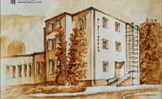 Obrazy namalowane... kawą. Można je obejrzeć w Pile