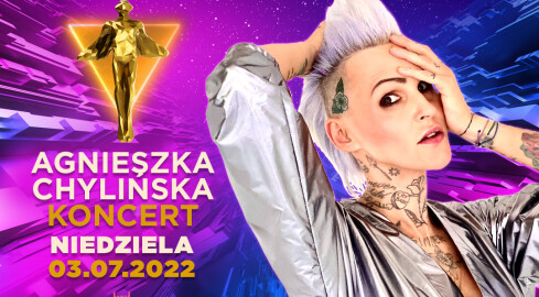 Agnieszka Chylińska na Festiwalu Zdobywcy Fryderyków - grafika