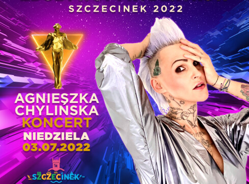 Agnieszka Chylińska na Festiwalu Zdobywcy Fryderyków - grafika
