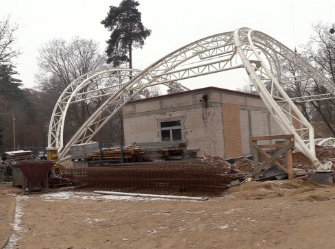 Trwa remont czarnkowskiego amfiteatru - grafika