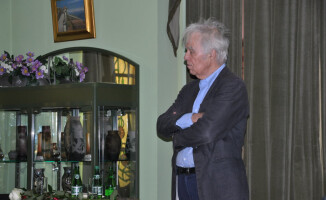 Jan Kanty Pawluśkiewicz otworzył wystawę w Pile 