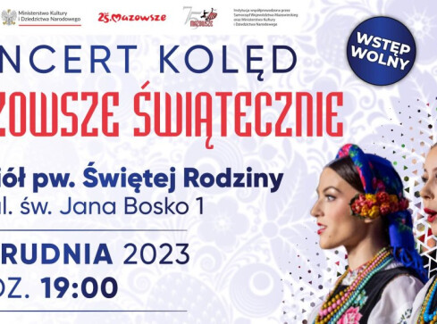 "Mazowsze" zaśpiewa w Pile kolędy i pastorałki - grafika