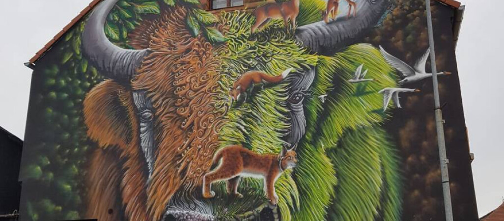 Mural w Mirosławcu robi furorę