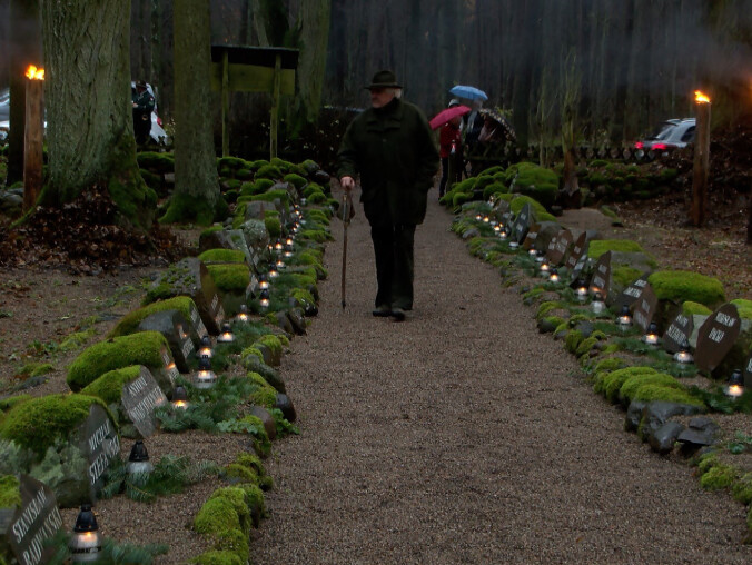 Msza na starym cmentarzu leśników pod Dobrzycą  - grafika