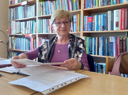 Zdzisława Bosak-Kawa z międzynarodowym odznaczeniem - grafika