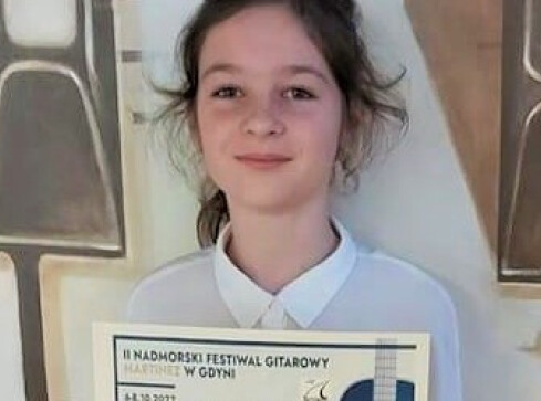 Sukces młodej gitarzystki z pilskiej Szkoły Muzycznej  - grafika