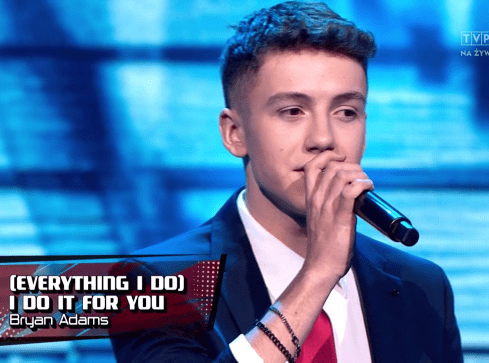 Nikodem Pajączek z Chodzieży na podium The Voice Kids - grafika