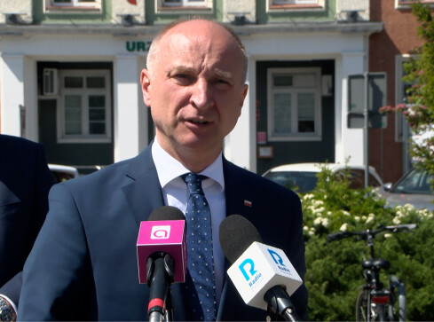 Prezydencki minister w Pile - grafika