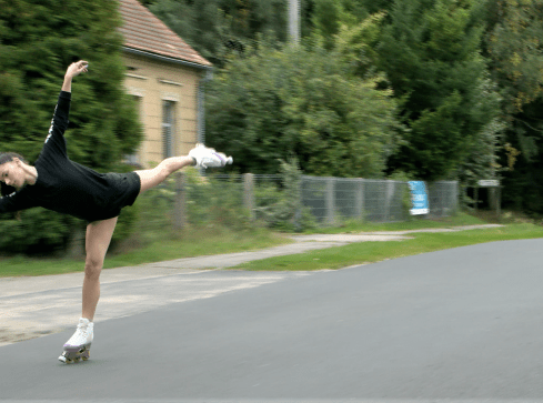 Mistrzyni Polski w jeździe figurowej na rolkach mieszka w podzłotows - grafika