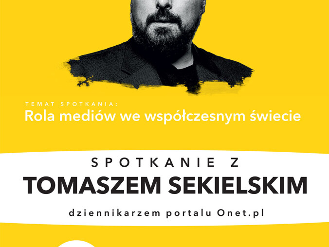 Tomasz Sekielski spotka się jutro z pilanami - grafika