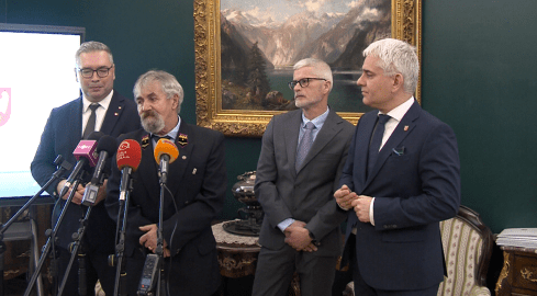 Wspólna promocja skansenu i wąskotorówki  - grafika