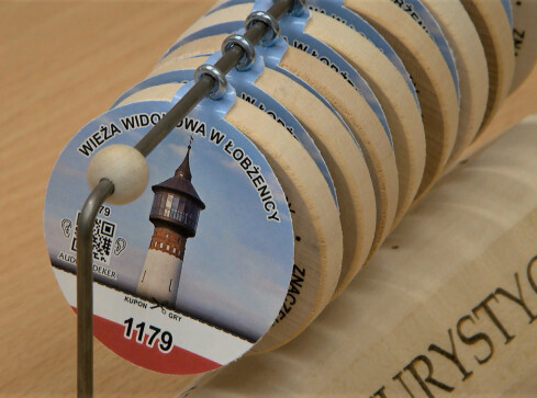 Łobżenica ma swój znaczek turystyczny  - grafika