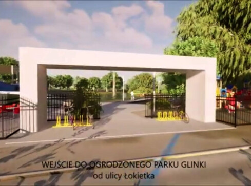 Rewitalizacja parku Glinki  - grafika