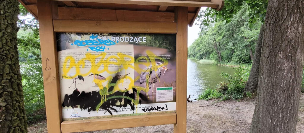 Burmistrz Chodzieży wyznacza nagrodę za wskazanie wandala