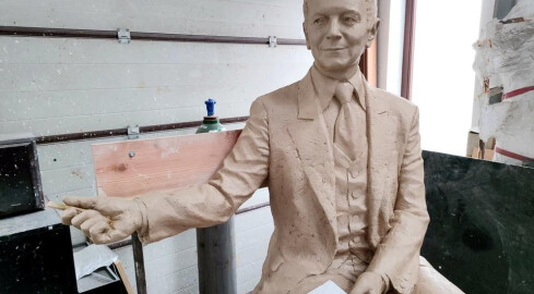 Tak będzie wyglądać ławeczka Adama Słodowego  - grafika