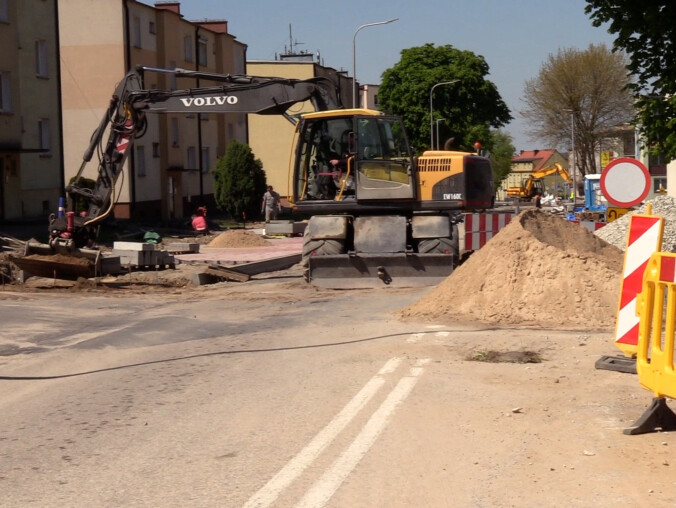 Zaczął się remont Poznańskiej w Czarnkowie - grafika