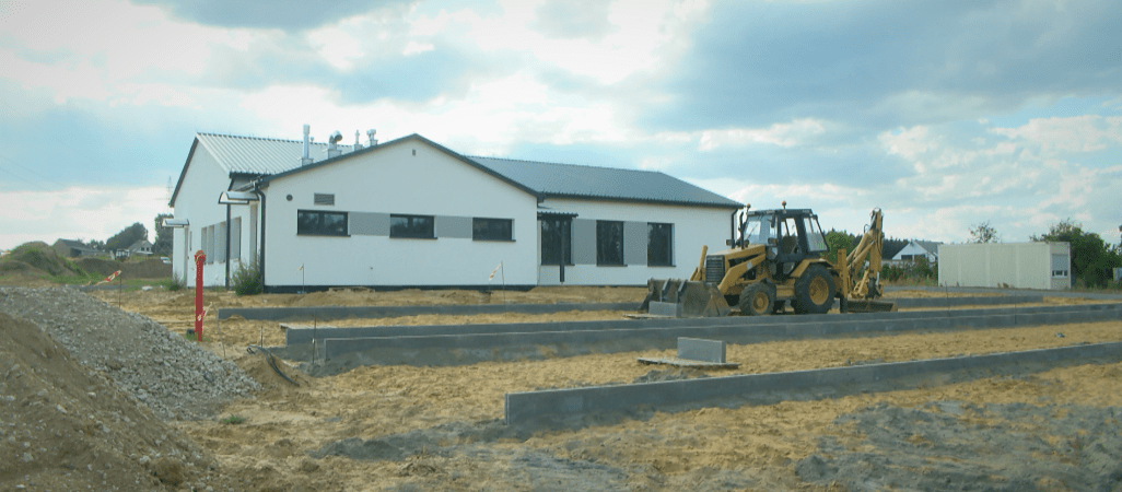 Nowa sala wiejska w Krzewinie 