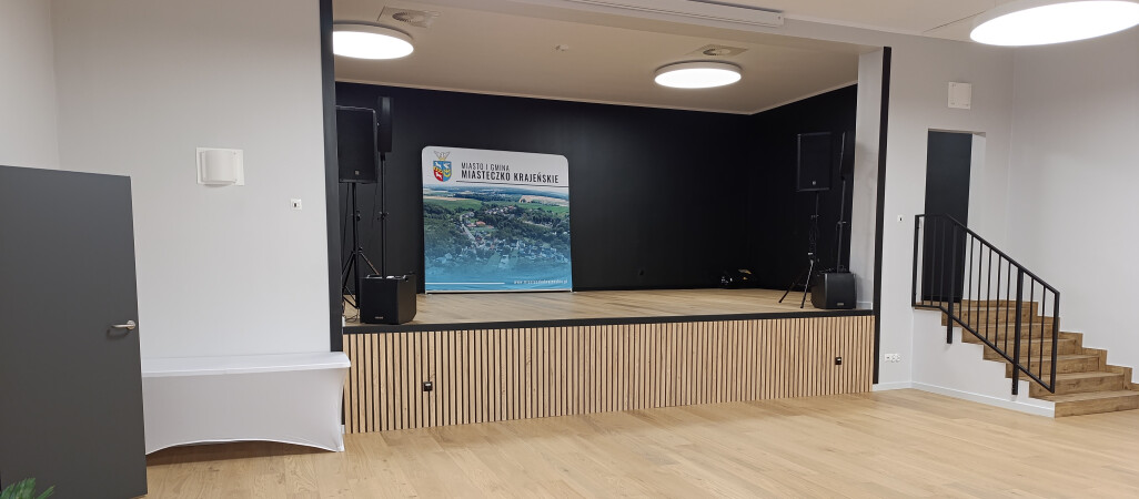 Centrum Kultury w Miasteczku Krajeńskim jak nowe