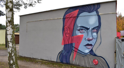 Murale na Górnym. Jeden zaangażowany społecznie - ZDJĘCIA  - grafika