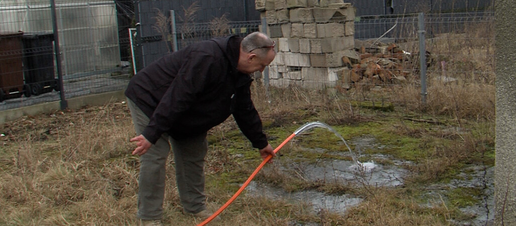 Zalane domy na Zielonej Dolinie 