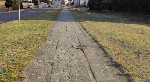 Remonty chodników w Pile - grafika