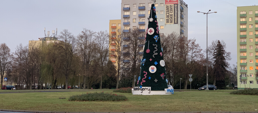 Choinka w podziękowaniu dla służby zdrowia w Pile [GALERIA]