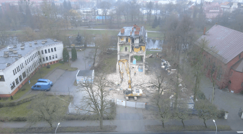 Rozbiórka kamienicy przy Browarnej - grafika