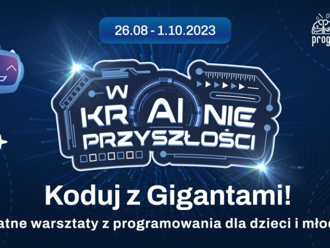 W kr(AI)nie przyszłości – warsztaty programowania dla dzieci - grafika
