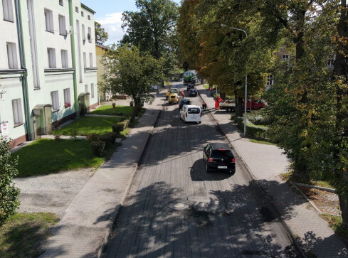 Trwa remont ulicy Kwiatowej w Pile  - grafika