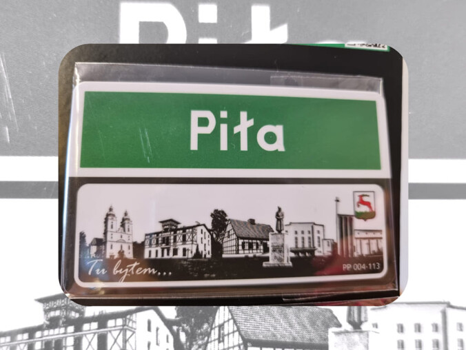 Magnes - pamiątka z Piły? Jak wam się podoba? - grafika