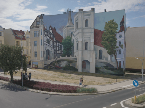 Pierwszy mural 3D w Pile odsłonięty! - grafika