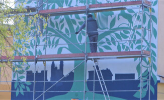 Nowy mural w Pile. Łączy ekologię i symbole miasta  