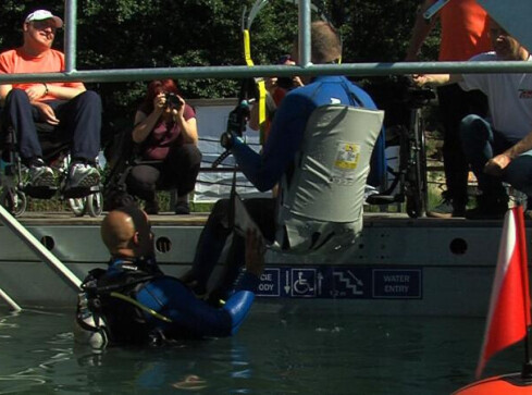 Podwodna rehabilitacja dla niepełnosprawnych - grafika