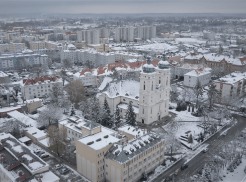 Piła przysypana śniegiem - VIDEO  - grafika
