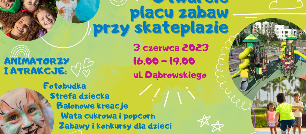 Nowy plac zabaw w prezencie na Dzień Dziecka