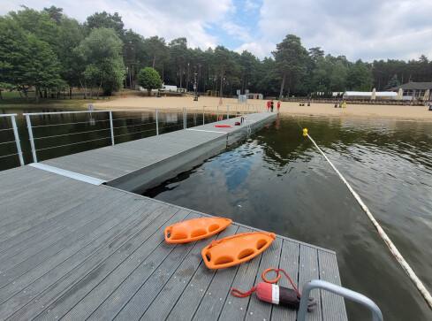 Nowe pomosty na Piachach  - grafika