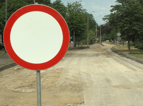 Uwaga utrudnienia! Trwa remont al. Wojska Polskiego  - grafika