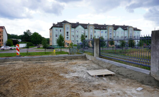 Trwają prace budowlane na Rynku Koszyckim w Pile 