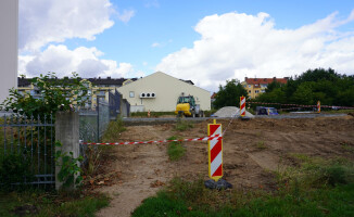 Trwają prace budowlane na Rynku Koszyckim w Pile 