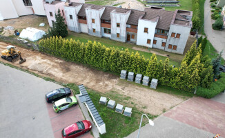 Trwają prace budowlane na Rynku Koszyckim w Pile 