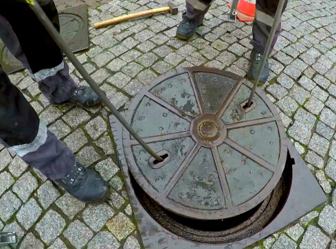 Objazd w Pile. Remont na ul. Młodych  - grafika