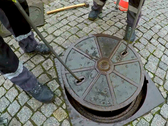 Objazd w Pile. Remont na ul. Młodych  - grafika