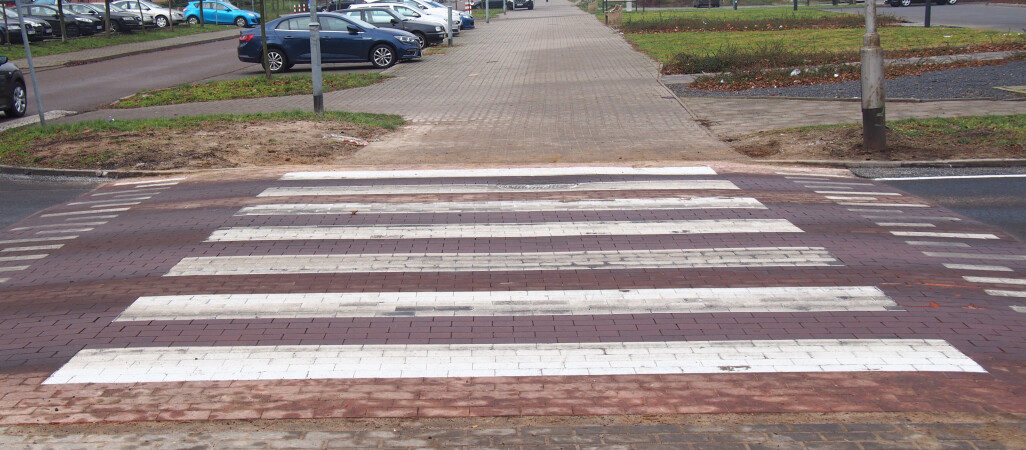 Pierwsze w Pile wyniesione przejście dla pieszych