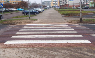 Pierwsze w Pile wyniesione przejście dla pieszych