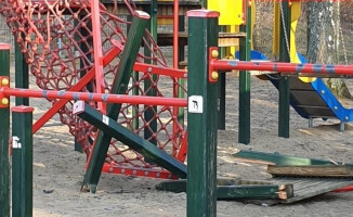 Zatrzymany sprawca zniszczenia placu zabaw na Płotkach 