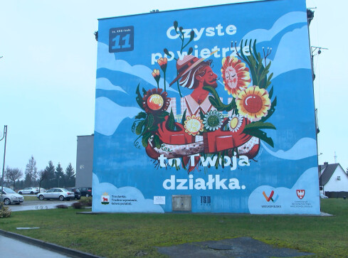 Trzcianka muralami stoi - grafika