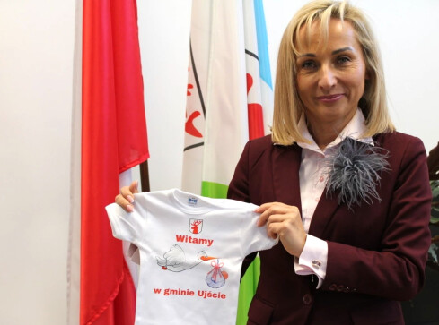 Prezenty dla nowonarodzonych mieszkańców Ujścia - grafika